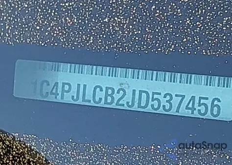 2018 Jeep Cherokee Latitude Fwd z USA, uszkodzony, nr VIN 1C4PJLCB2JD537456